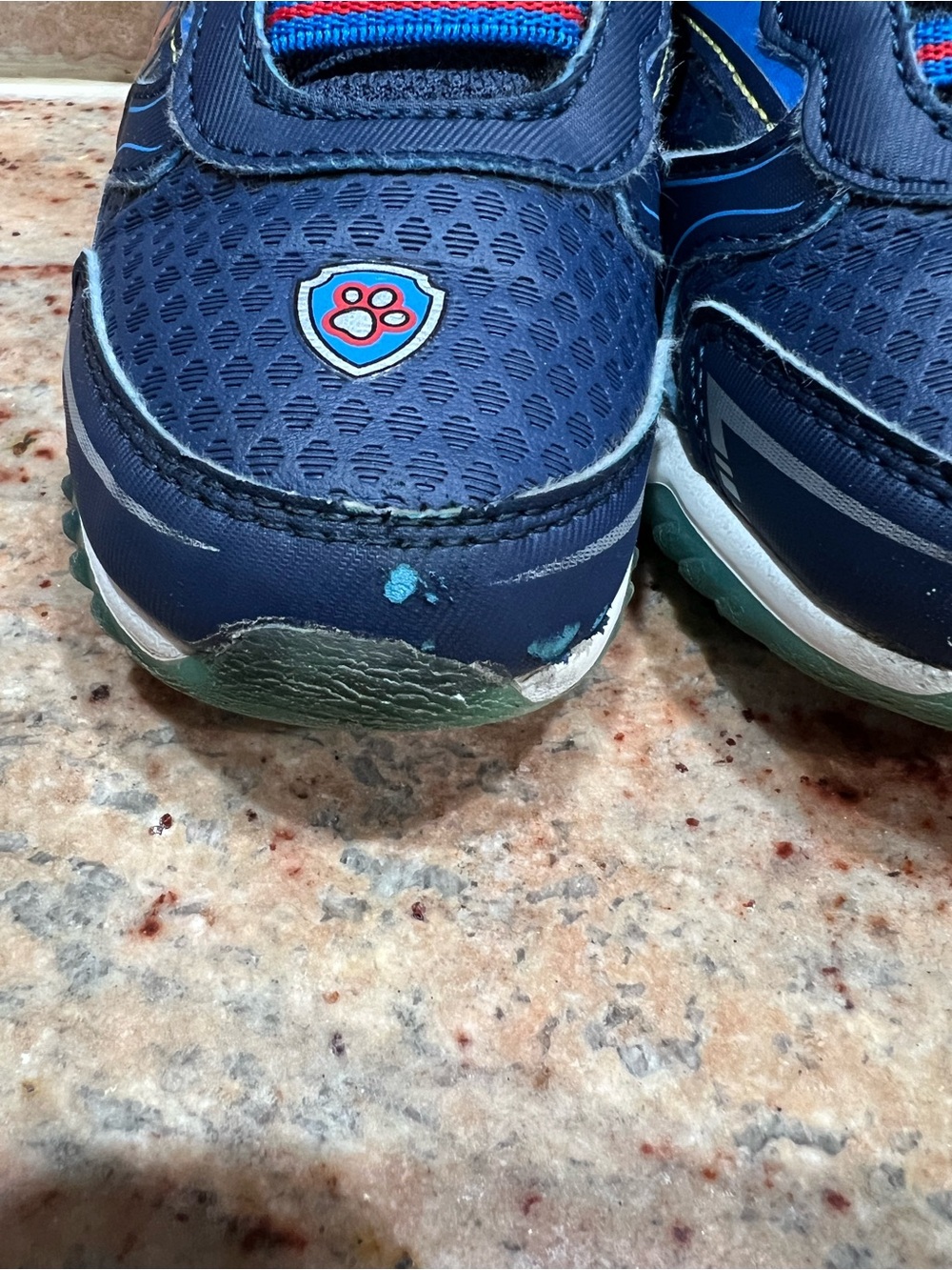 Paw Patrol Navy Blue Kids Light-Up Character Sneakers - Picture 3 of 7